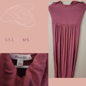 Mauve maxi dress